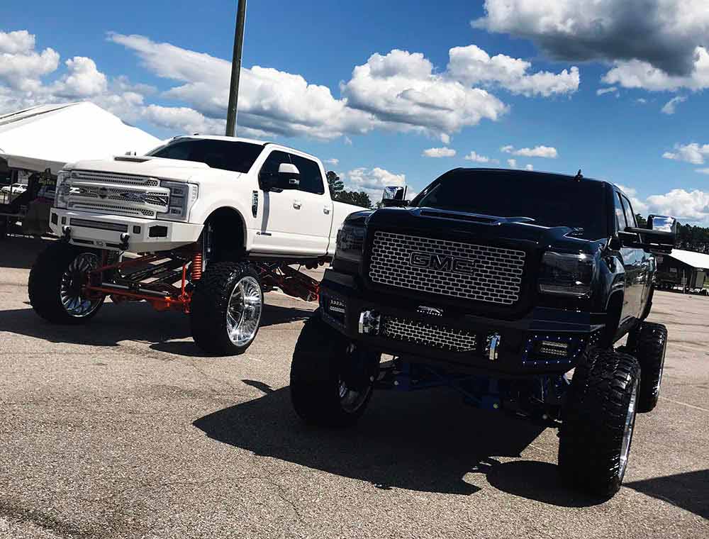 Hollyrock Customs Summer Diesel Showdown Ford and GMC