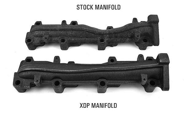 XDP Driver Side High-Flow Exhaust Manifold XD342 Comparison