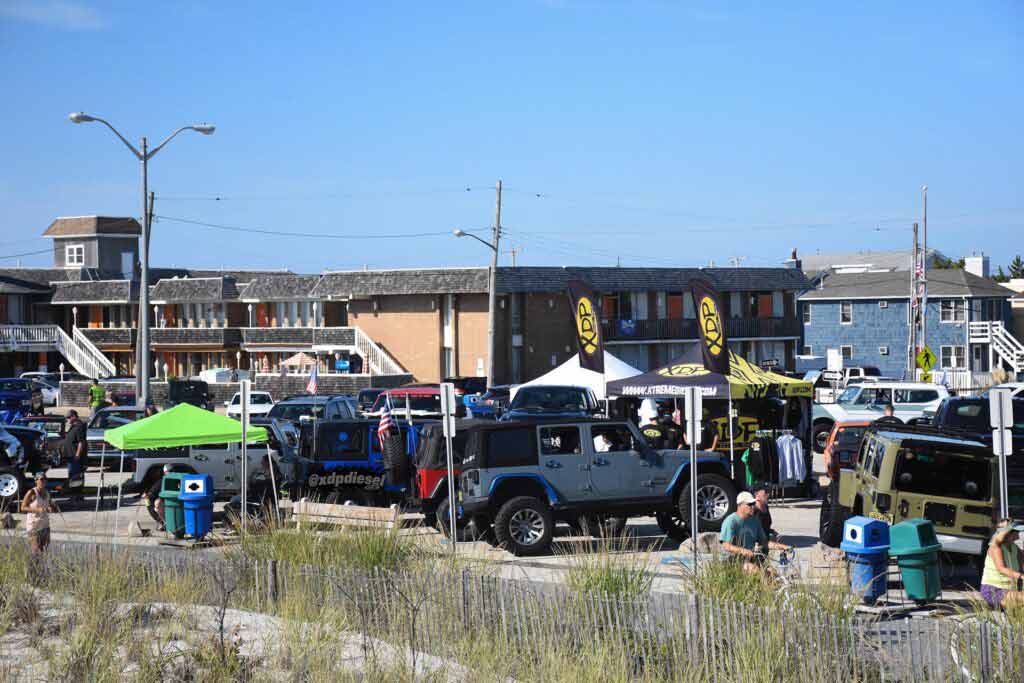Seaside truck show at the beach