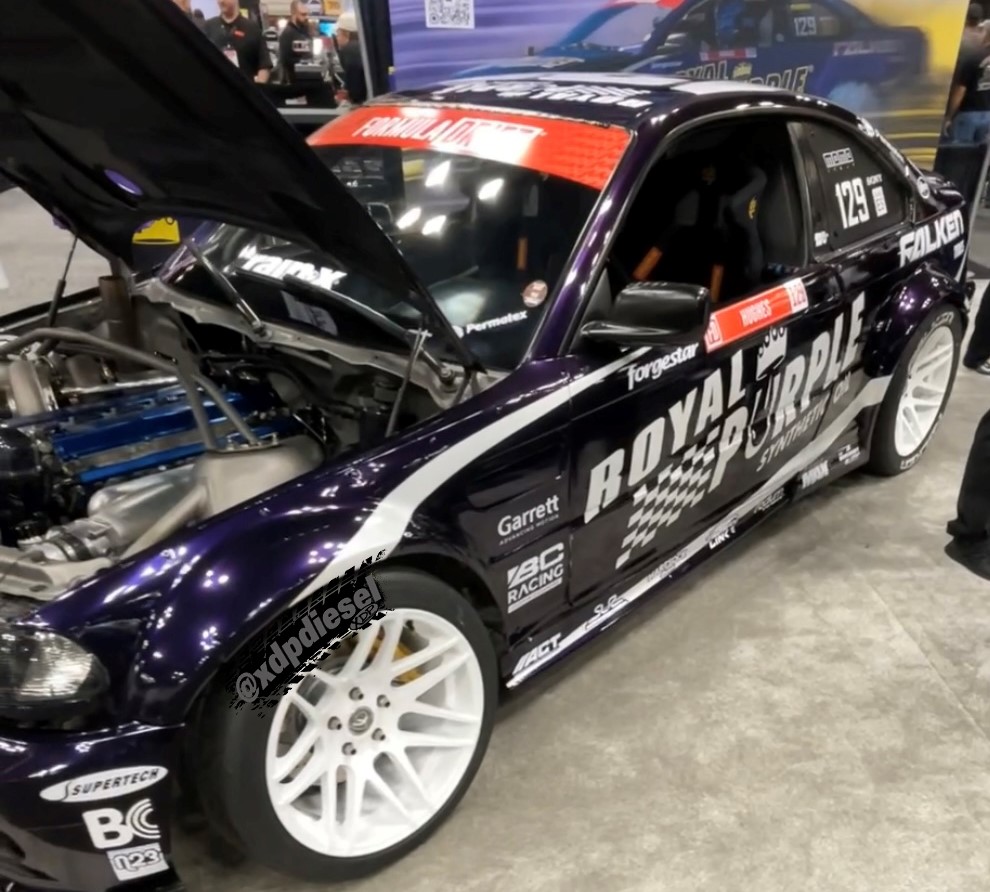 Royal Purple drift car at PRI 2022