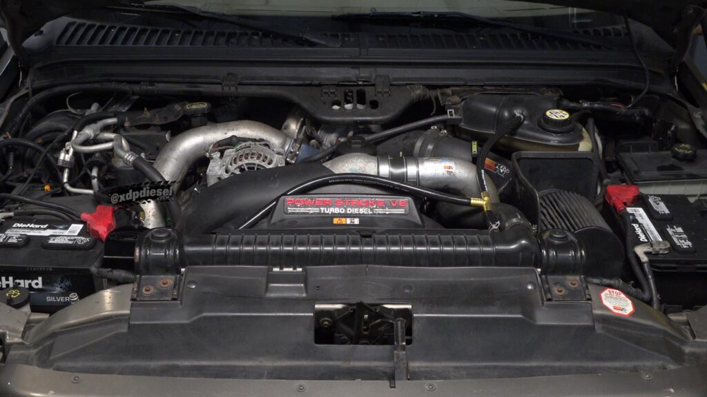 Powerstroke under hood