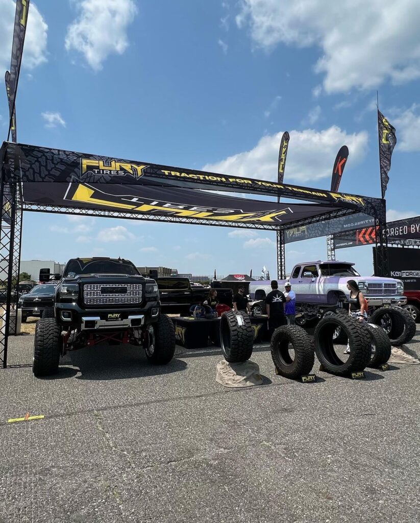 Fury Tires at Atlantic City Truck Meet 2023