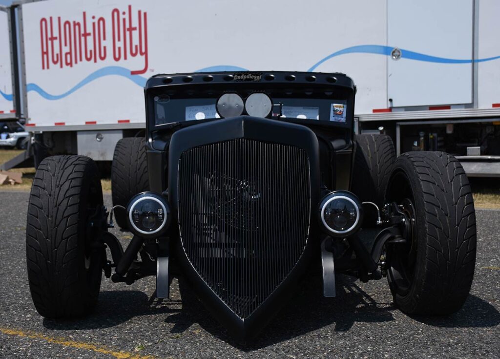 Retro truck at Atlantic City Truck Meet 2023