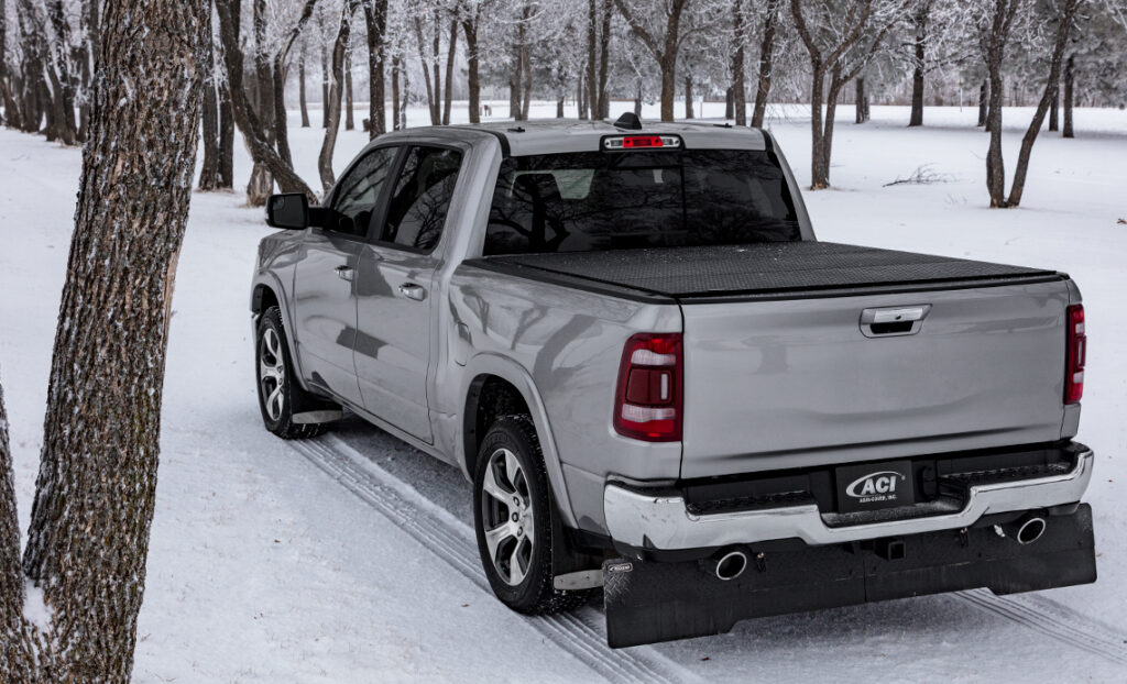 LOMAX on a truck in the snow