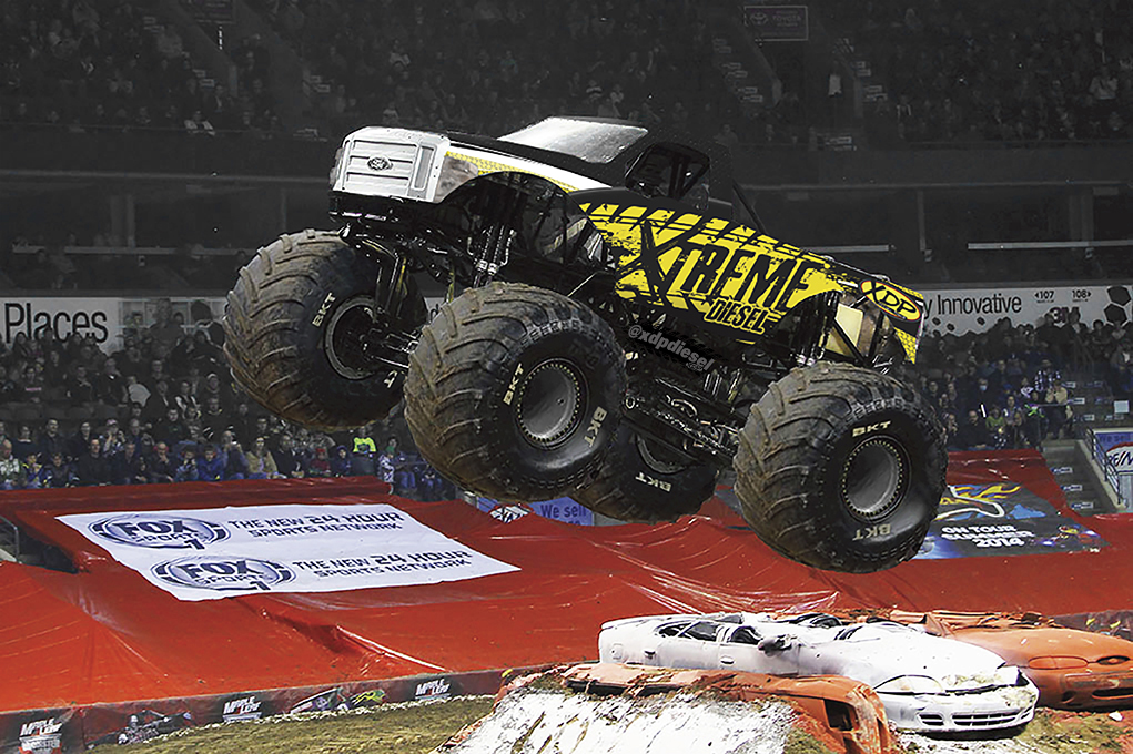 The XDP Monster Truck at the 2017 Monster Jam Series