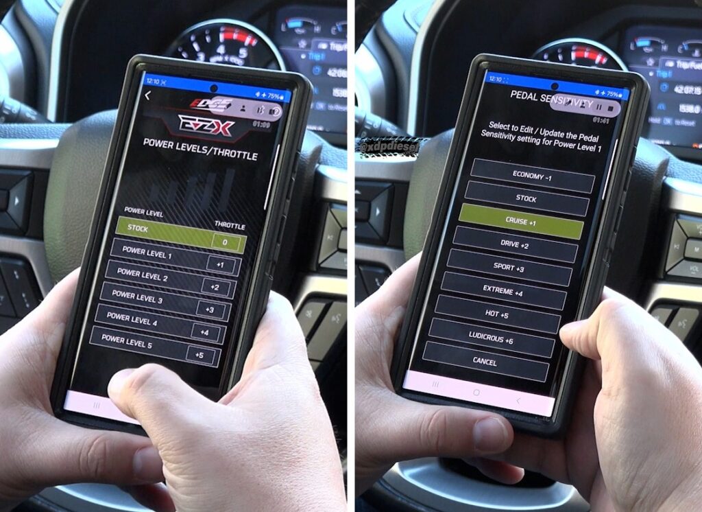 Throttle Sensitivity Controls