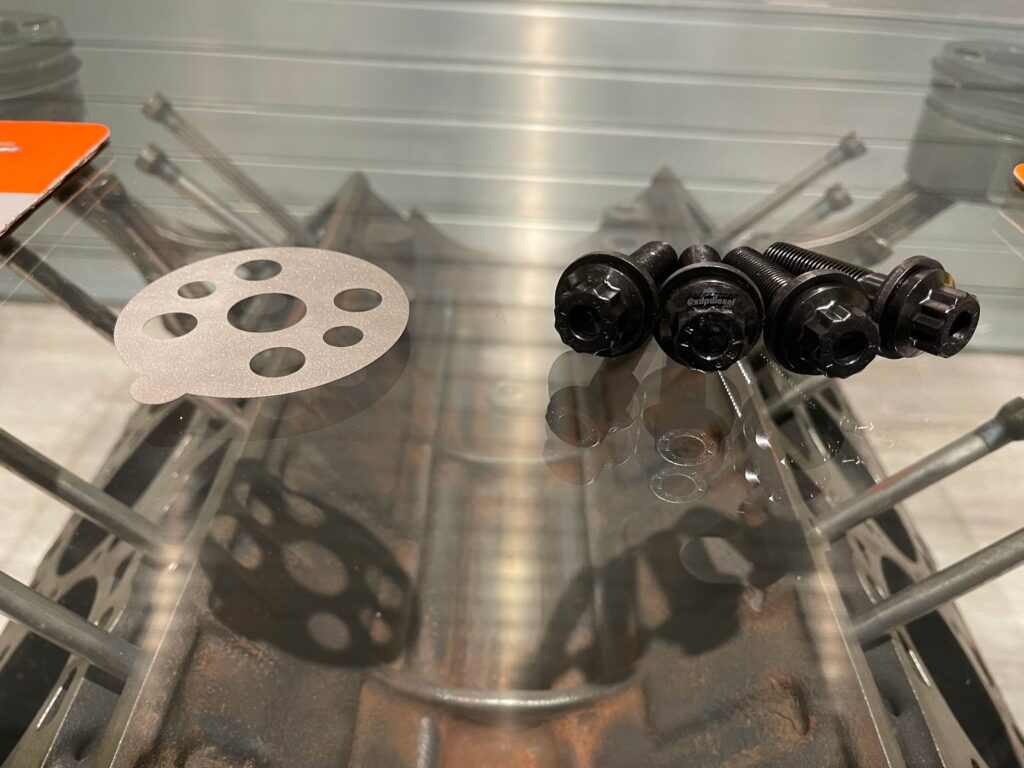 High Strength Damper Bolt Kit on Table