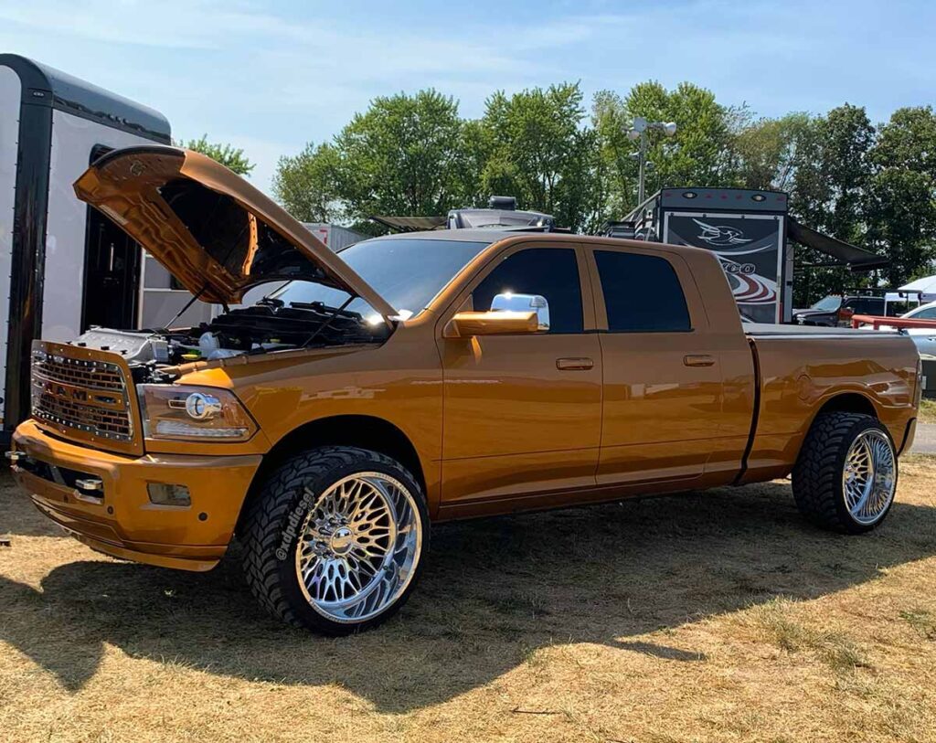 Bronze Dodge Ram Diesel at 2024 Scheid Diesel Extravaganza 