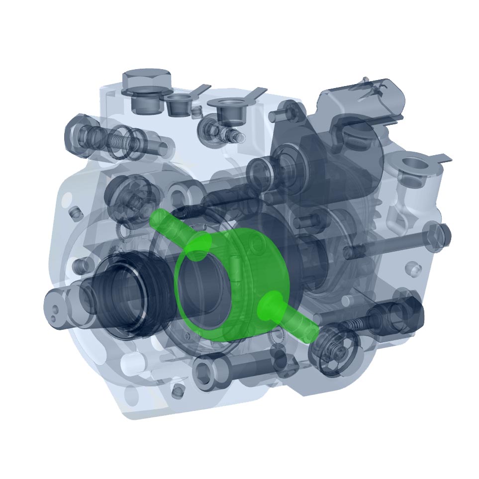 DCR Fuel Pump 3D Rendering
