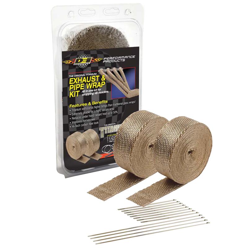 DEI 010095 Titanium Exhaust & Pipe Wrap Kit XDP