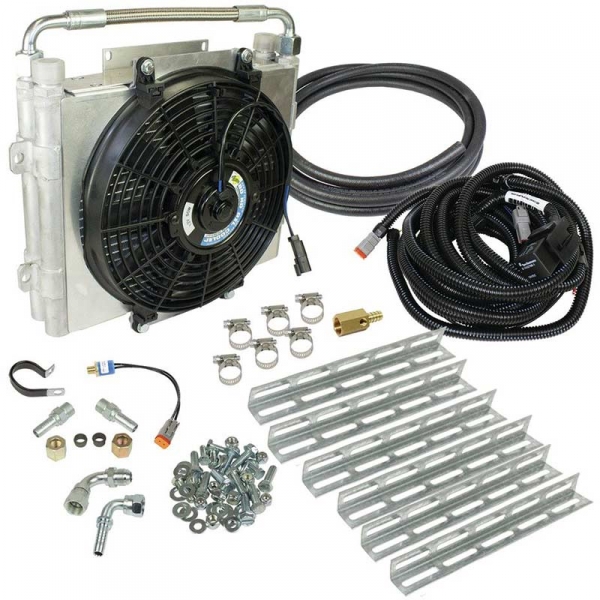 Image 1 for BD Diesel Xtruded Double-Stacked Auxiliary Trans Cooler Kit 1030606-DS