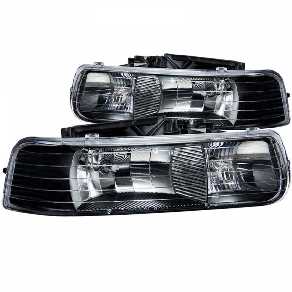 Image 1 for Anzo Black Crystal Headlights 111155