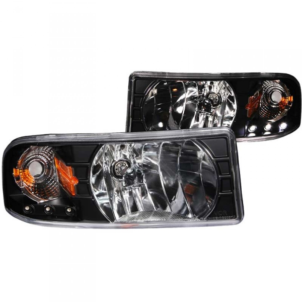 Image 1 for Anzo Black Crystal Headlights 111205