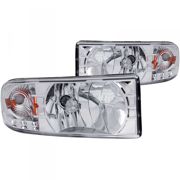 Image 1 for Anzo 111206 Chrome Crystal Headlights