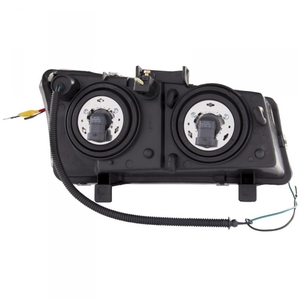 アーユーラ? Anzo 111312 Black U-Bar Style Crystal Headlights | XDP