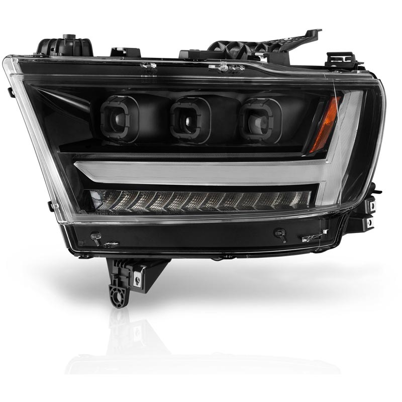 Anzo 111494-L Black Plank Style Design LED Projector Headlight