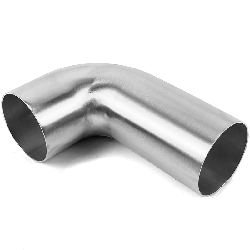 Vibrant 2.75in O.D. Universal Aluminum Tubing (90 degree bend) - Polished main image 1