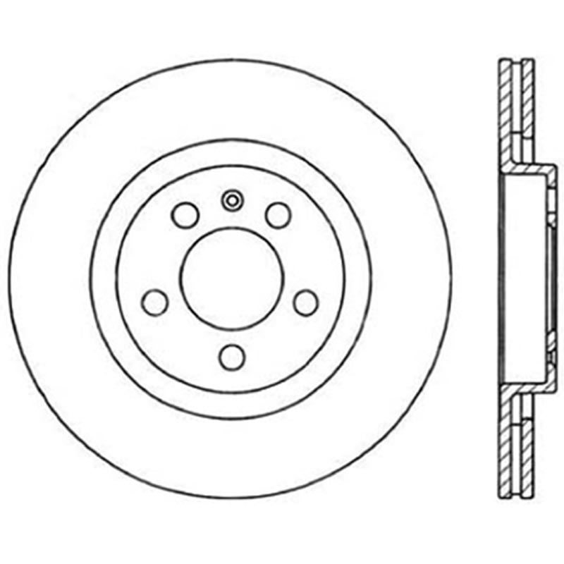 StopTech Sport Slotted Cryo Disc Brake Rotor (2004 Volkswagen) XDP