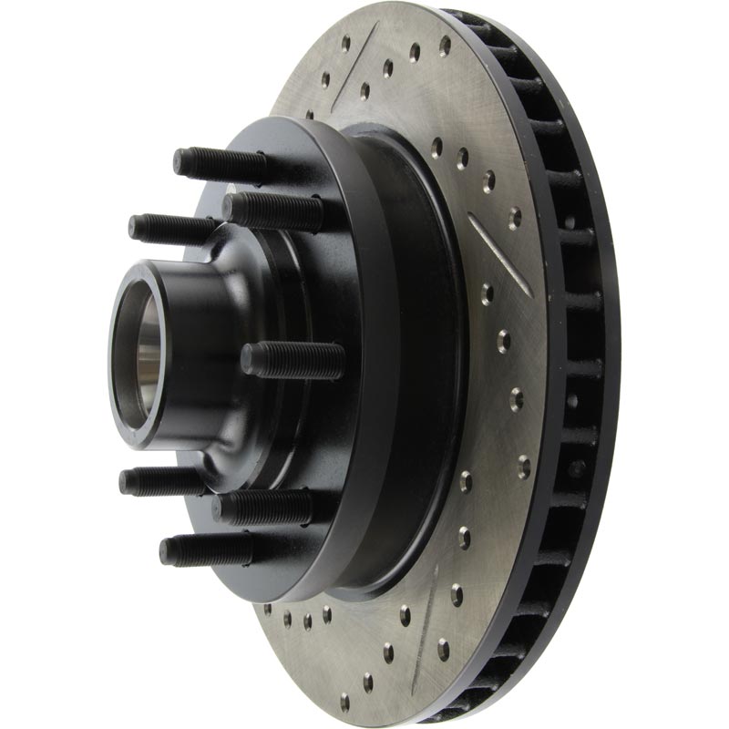 StopTech Sport Slotted/Drilled Disc Brake Rotor - Front (1994-1999 Dodge)