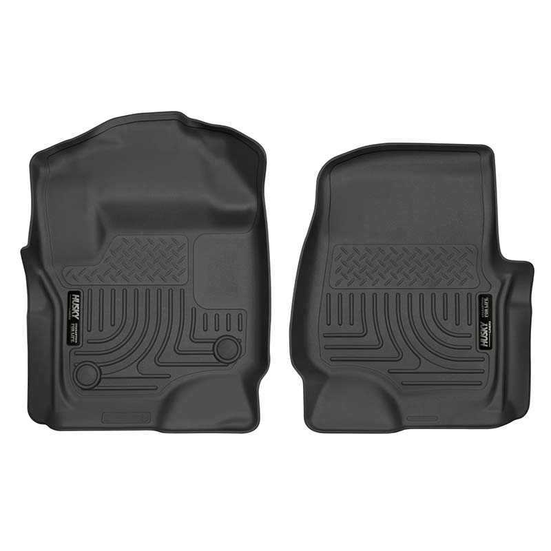 Husky Liners 13321 Black Weatherbeater Front Row Floor Liner XDP