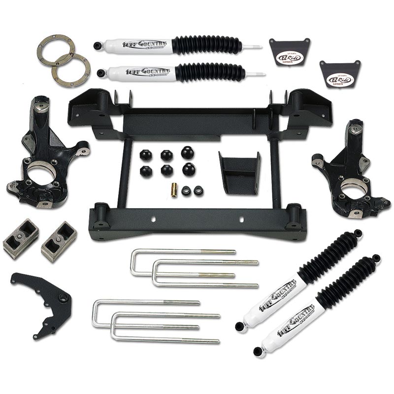 Tuff Country 4" Lift Kit With 1Piece Subframe (20012010 GM) XDP