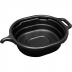 Thumbnail for Lisle 17972 4.5 Gallon Oval Oil Drain Pan - Black