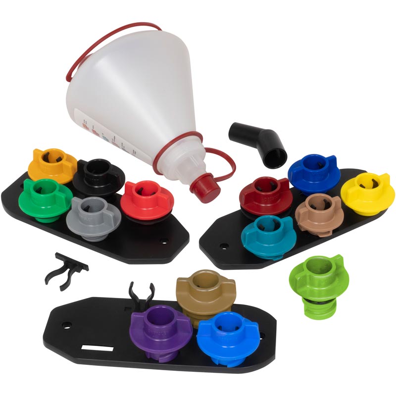 Lisle 19912 MultiApplication Oil Funnel Set (14Piece) XDP