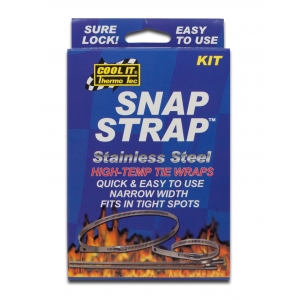 6 Pack Thermo-Tec 13160 18 Snap Strap Kit