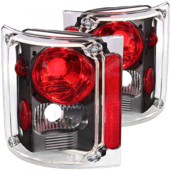 Image 1 for Anzo 211016 Black Tail Lights