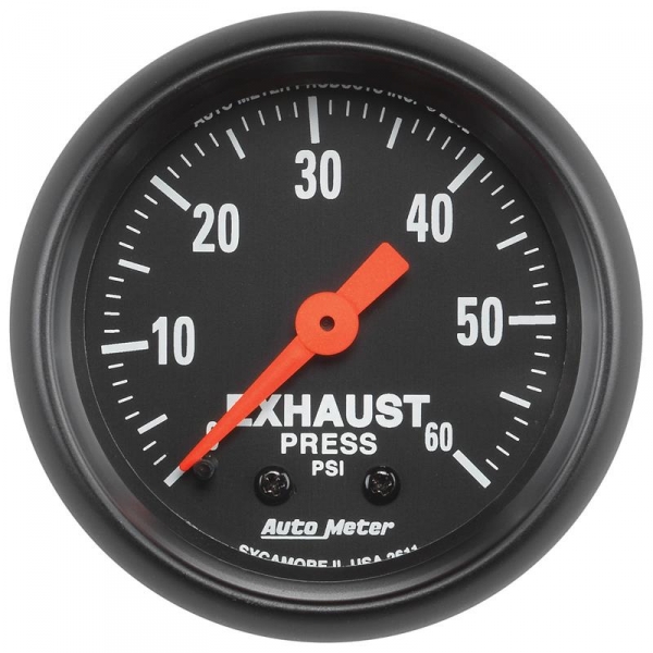 Image 1 for Auto Meter 2611 Z-Series Exhaust Pressure Gauge