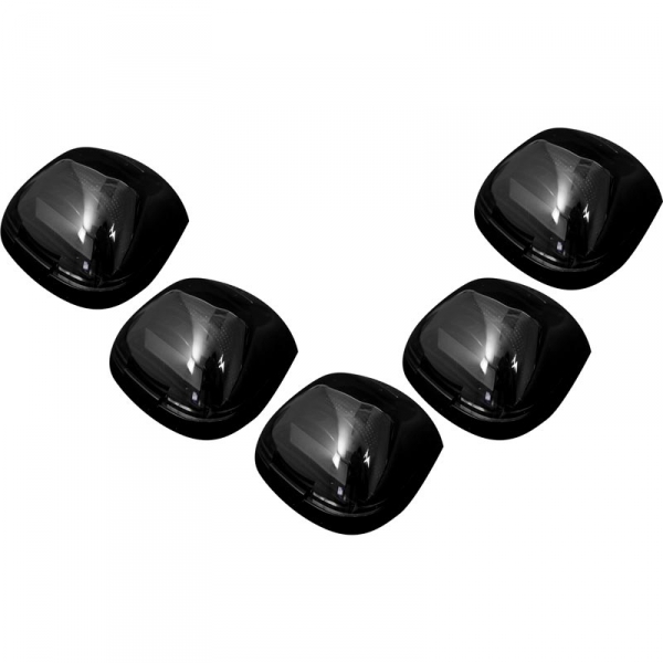 Image 1 for Recon 264143BKHP Smoked Lens Amber OLED Bar-Style Cab Lights