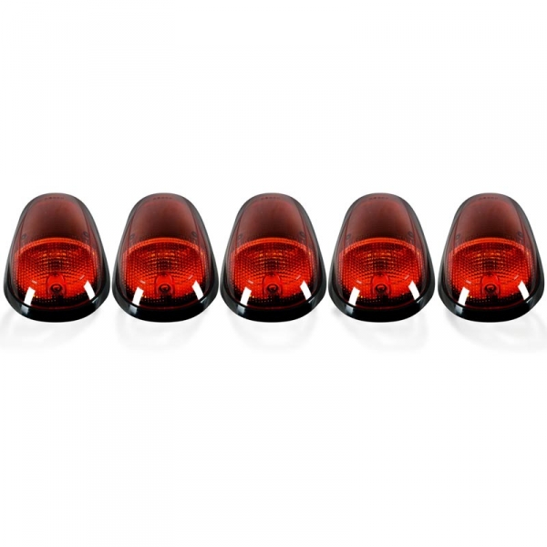 Image 1 for Recon 264146AM Amber Lens Amber LED Cab Lights
