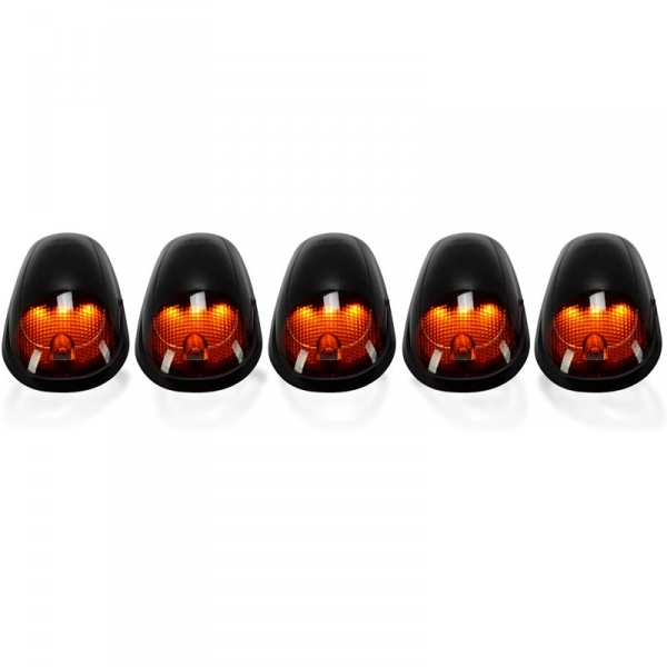 Recon 264146BKS Smoked Lens Amber/White Strobe LED Cab