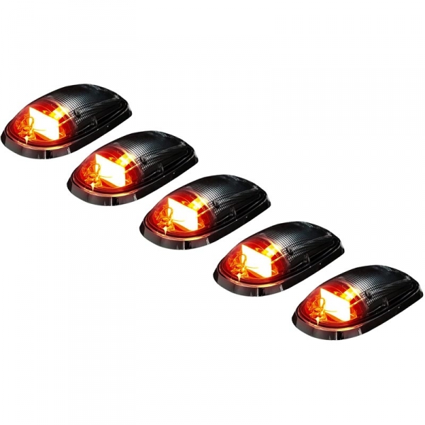 Image 1 for Recon 264146CLHP Clear Lens Amber OLED Bar-Style Cab Lights