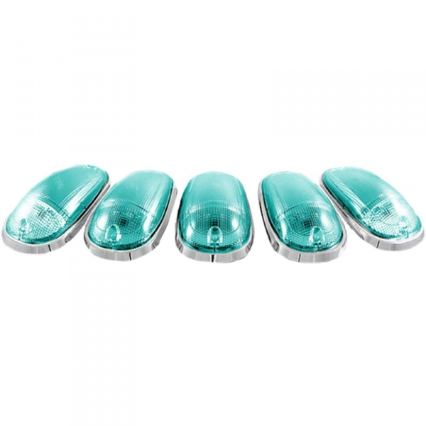 Image 1 for Recon 264146SW Super White Lens Amber LED Cab Lights