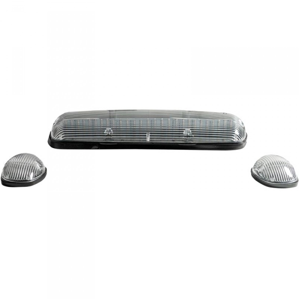 Image 1 for Recon 264155CLS Clear Lens Amber/White Strobe LED Cab Lights