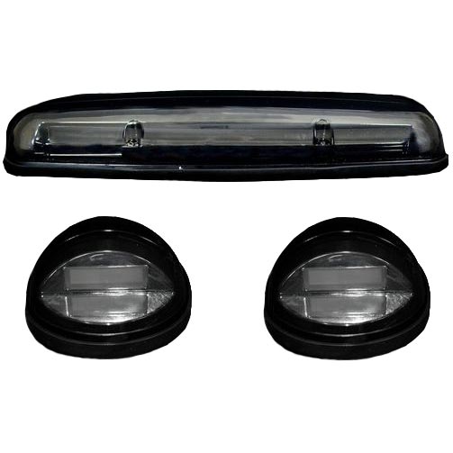 Image 1 for Recon 264155WHBKHP Smoked Lens White OLED Bar-Style Cab Lights