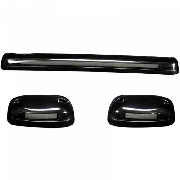 Image 1 for Recon 264156BKHP Smoked Lens Amber OLED Bar-Style Cab Lights
