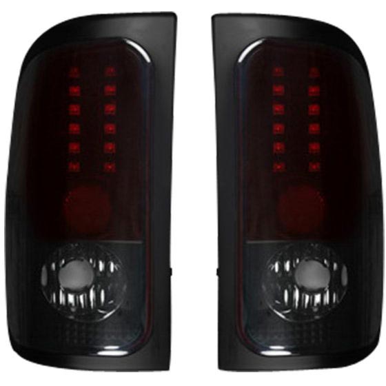 Image 1 for Recon 264170RBK Dark Red Smoked LED Tail Lights