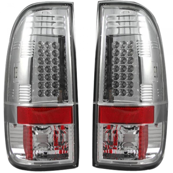 Image 1 for Recon 264172CL Chrome LED Tail Lights