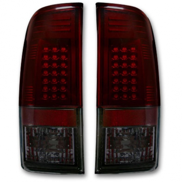 Image 1 for Recon 264172RBK Dark Red Smoked LED Tail Lights