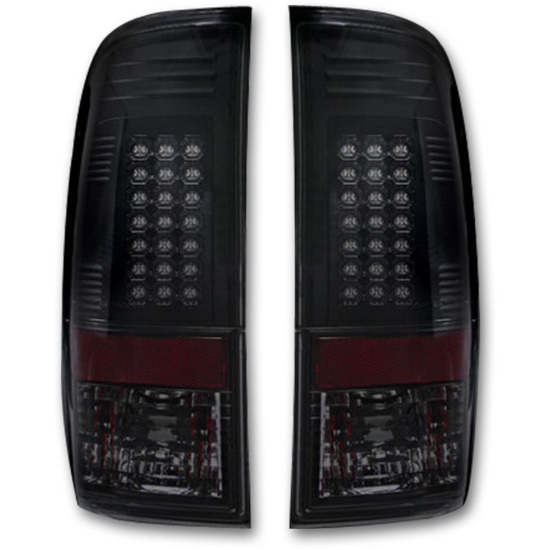 Recon 264176bk Smoked Led Tail Lights