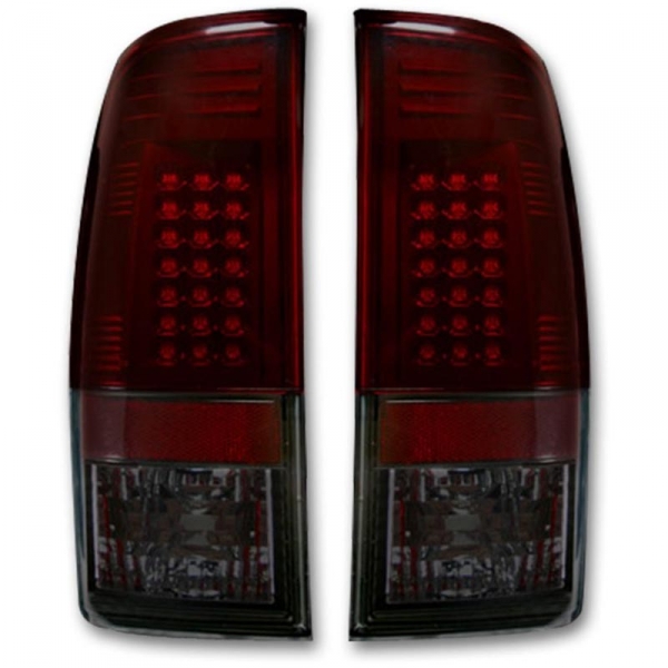 Image 1 for Recon 264176RBK Dark Red Smoked LED Tail Lights