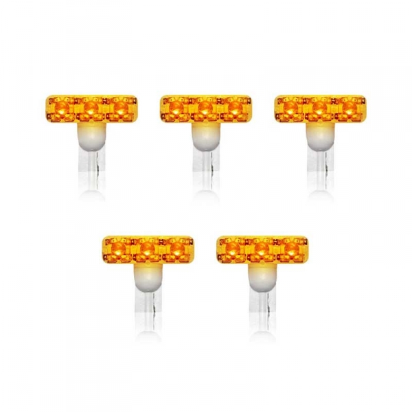 Image 1 for Recon 264180AMX OE Replacement 1-Watt Amber LED Cab Light Bulb Set