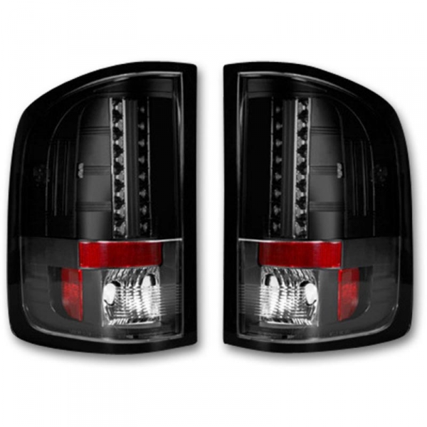 Image 1 for Recon 264189BK Smoked LED Tail Lights