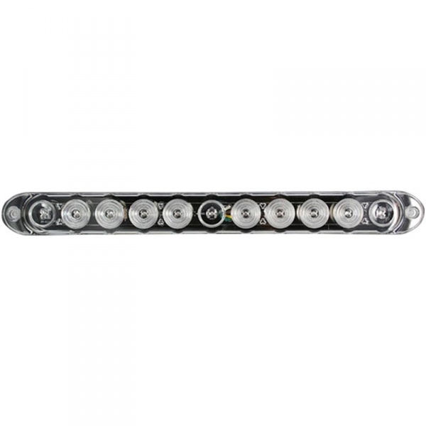 Image 1 for Recon 26418CLW Clear 15" Mini LED Tailgate Bar With Reverse Lights