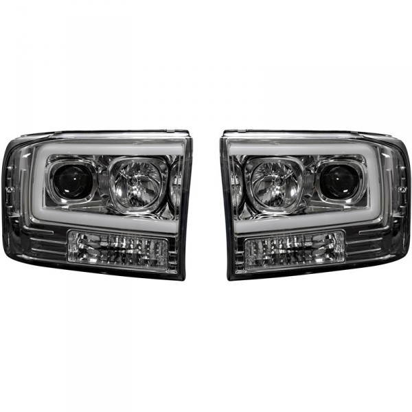 Image 1 for Recon 264192CLC Clear Projector Headlights With OLED U-Bar