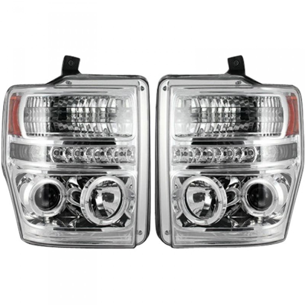 Image 1 for Recon 264196CLCC Clear Projector Headlights With CCFL Halos