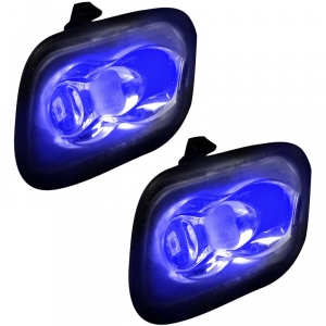2-Door LED Puddle Light Retrofit Kit For Chevy Avalanche – Blue Light
