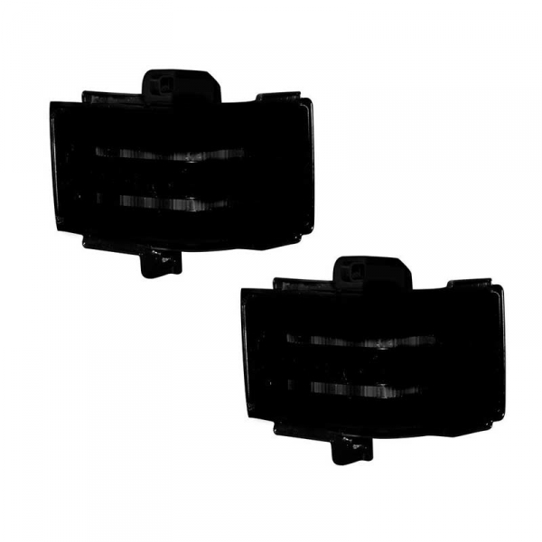 Image 1 for Recon 264245AMBK Amber LED Flashing Smoked Side Mirror Lights